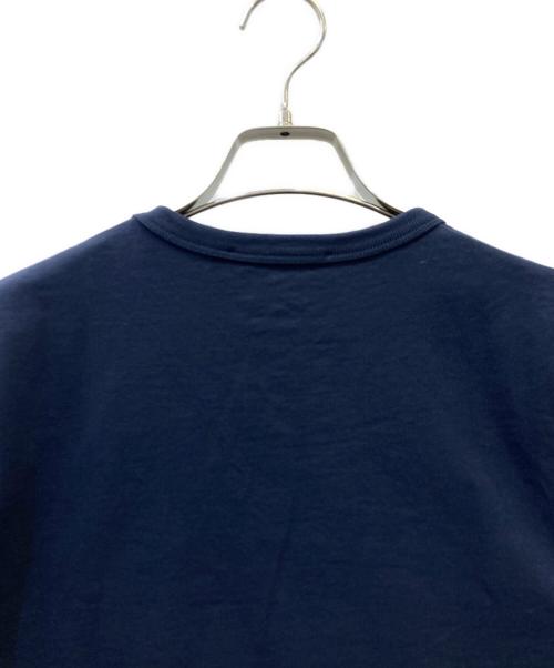 maison kitsune（メゾンキツネ）maison kitsune (メゾンキツネ) 半袖カットソー ネイビー サイズ:Ｓの古着・服飾アイテム