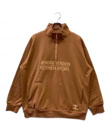 hummel（ヒュンメル）の古着「ハーフジップスウェット」｜ブラウン