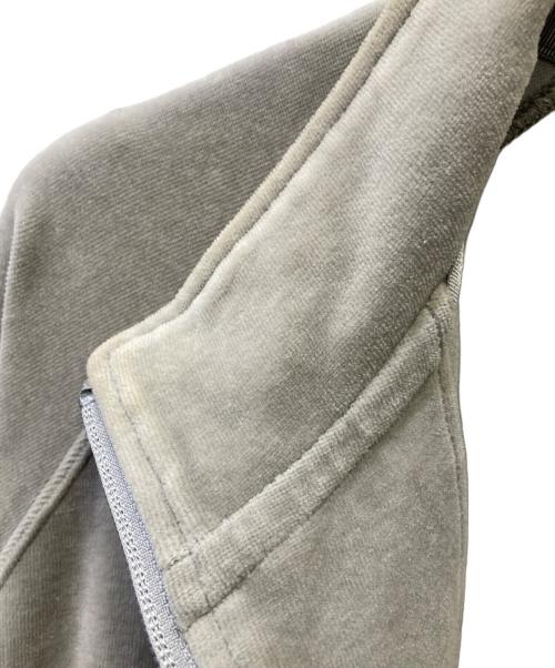 Graphpaper（グラフペーパー）Graphpaper (グラフペーパー) Compact Velour Track Jaket ライトグレー サイズ:２の古着・服飾アイテム