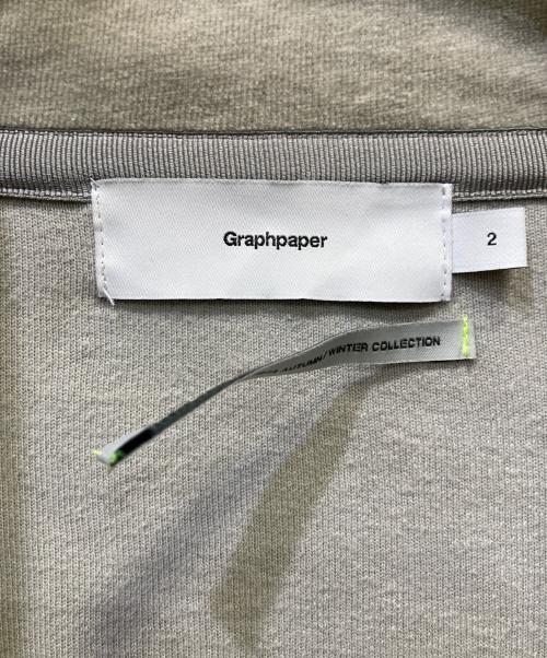 Graphpaper（グラフペーパー）Graphpaper (グラフペーパー) Compact Velour Track Jaket ライトグレー サイズ:２の古着・服飾アイテム