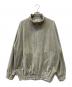 Graphpaper（グラフペーパー）の古着「Compact Velour Track Jaket」｜ライトグレー