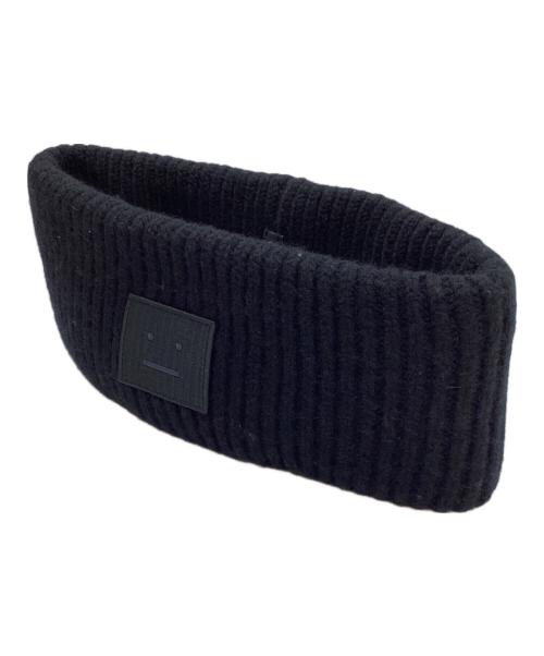 Acne studios（アクネ ストゥディオズ）Acne studios (アクネ ストゥディオズ) Ribbed headband ブラック サイズ:SIZE　1の古着・服飾アイテム