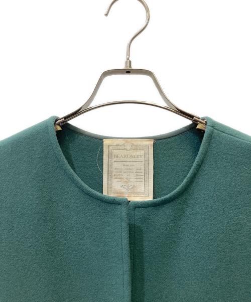 BEARDSLEY（ビアズリー）BEARDSLEY (ビアズリー) コート グリーン サイズ:Fの古着・服飾アイテム