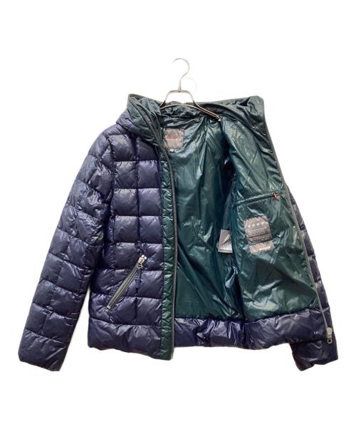 DUVETICA（デュベティカ）DUVETICA (デュベティカ) ダウンジャケット ネイビー×グリーン サイズ:50の古着・服飾アイテム