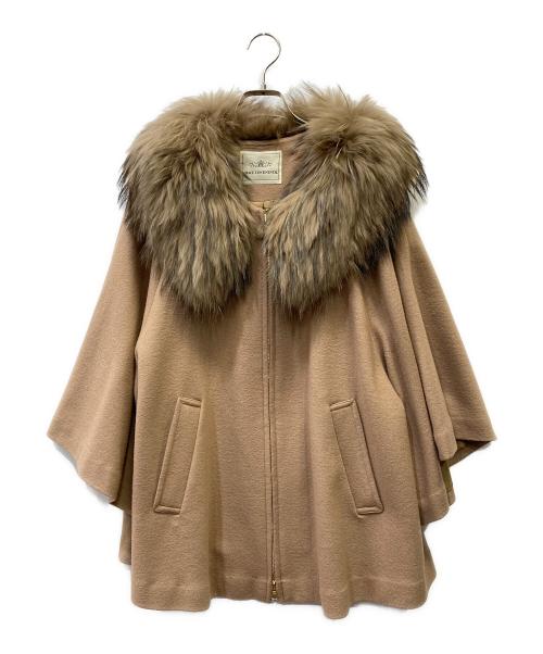 GRACE CONTINENTAL（グレースコンチネンタル）GRACE CONTINENTAL (（グレースコンチネンタル) ケープ ブラウン サイズ:３６の古着・服飾アイテム