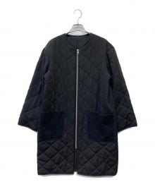 Mila Owen（ミラオーウェン）の古着「キルティングコート」｜ブラック