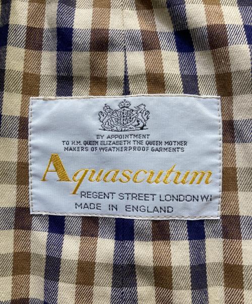 Aquascutum（アクアスキュータム）Aquascutum (アクアスキュータム) トレンチコート グレージュ サイズ:Freeの古着・服飾アイテム