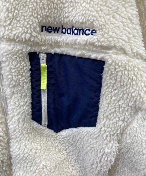 NEW BALANCE（ニューバランス）NEW BALANCE (ニューバランス) ボアジャケット ベージュ サイズ:SIZE Sの古着・服飾アイテム
