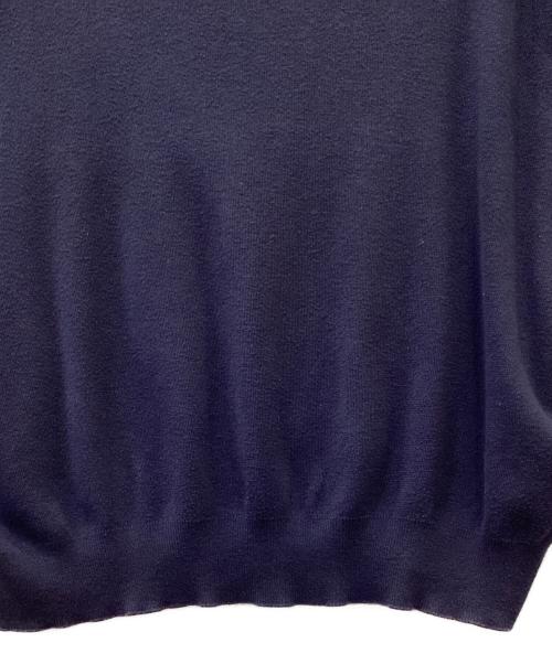 POLO RALPH LAUREN（ポロ・ラルフローレン）POLO RALPH LAUREN (ポロ・ラルフローレン) 薄手ニット ネイビー サイズ:XXLの古着・服飾アイテム
