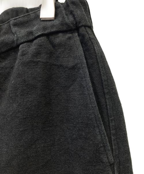 MITTAN（ミッタン）MITTAN (ミッタン) リネンパンツ ブラック サイズ:1の古着・服飾アイテム