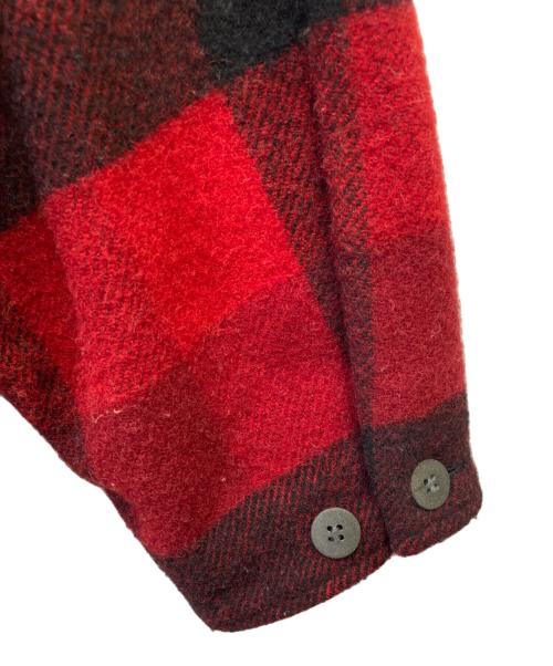 WOOLRICH（ウールリッチ）WOOLRICH (ウールリッチ) ジップジャケット レッド×ブラック サイズ:Ｍの古着・服飾アイテム
