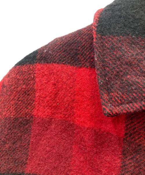 WOOLRICH（ウールリッチ）WOOLRICH (ウールリッチ) ジップジャケット レッド×ブラック サイズ:Ｍの古着・服飾アイテム