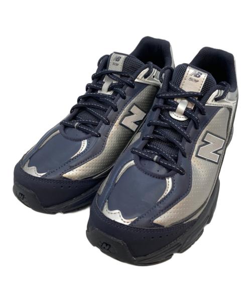 NEW BALANCE（ニューバランス）NEW BALANCE (ニューバランス) スニーカー ネイビー×シルバー サイズ:26.5cmの古着・服飾アイテム