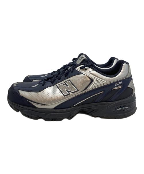 NEW BALANCE（ニューバランス）NEW BALANCE (ニューバランス) スニーカー ネイビー×シルバー サイズ:26.5cmの古着・服飾アイテム