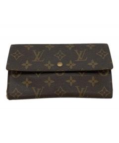 中古・古着通販】LOUIS VUITTON (ルイ ヴィトン) 3つ折り財布 ベージュ