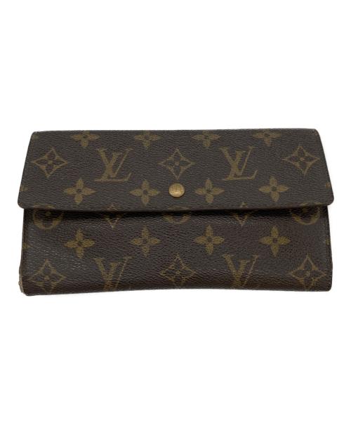 LOUIS VUITTON（ルイ ヴィトン）LOUIS VUITTON (ルイ ヴィトン) 3つ折り財布 ブラウンの古着・服飾アイテム