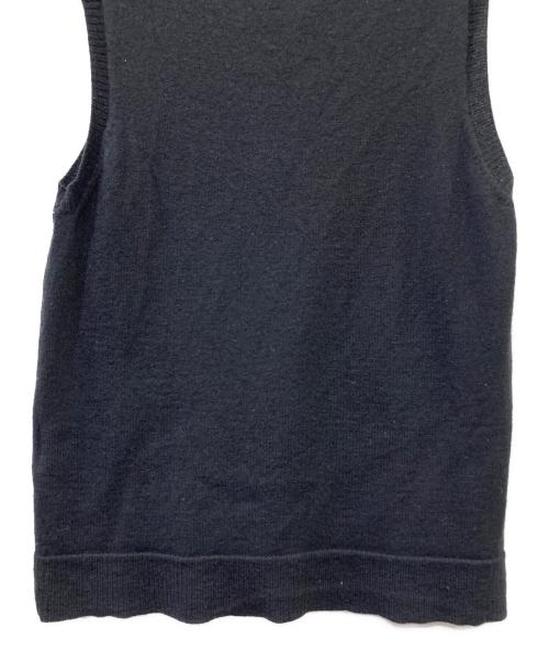 BURBERRY BLACK LABEL（バーバリーブラックレーベル）BURBERRY BLACK LABEL (バーバリーブラックレーベル) ニットベスト ブラック サイズ:SIZE 3の古着・服飾アイテム