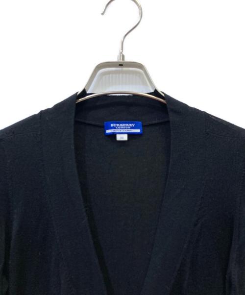 BURBERRY BLUE LABEL（バーバリー ブルー レーベル）BURBERRY BLUE LABEL (バーバリー ブルー レーベル) 薄手カーディガン ブラック サイズ:Mの古着・服飾アイテム