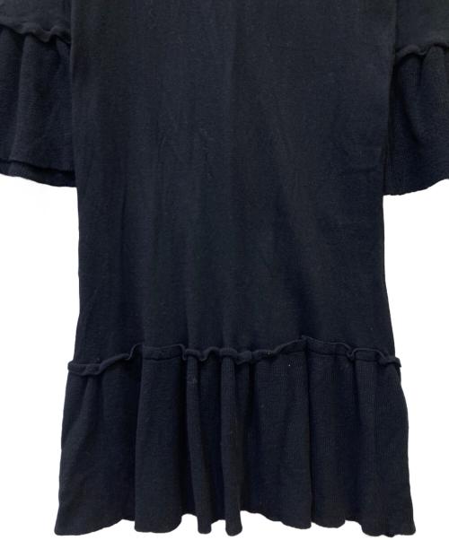 BURBERRY BLUE LABEL（バーバリー ブルー レーベル）BURBERRY BLUE LABEL (バーバリー ブルー レーベル) 薄手カーディガン ブラック サイズ:Mの古着・服飾アイテム