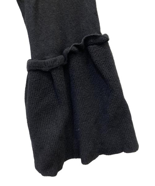 BURBERRY BLUE LABEL（バーバリー ブルー レーベル）BURBERRY BLUE LABEL (バーバリー ブルー レーベル) 薄手カーディガン ブラック サイズ:Mの古着・服飾アイテム