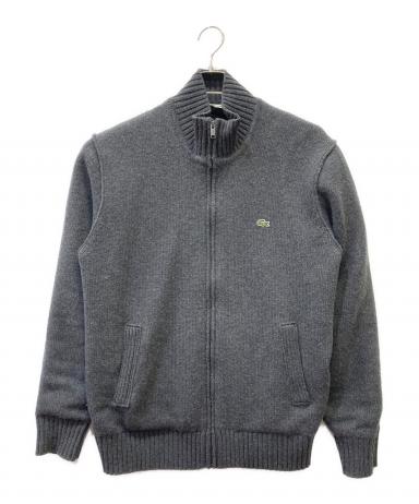 中古・古着通販】LACOSTE (ラコステ) ジップアップニットアウター