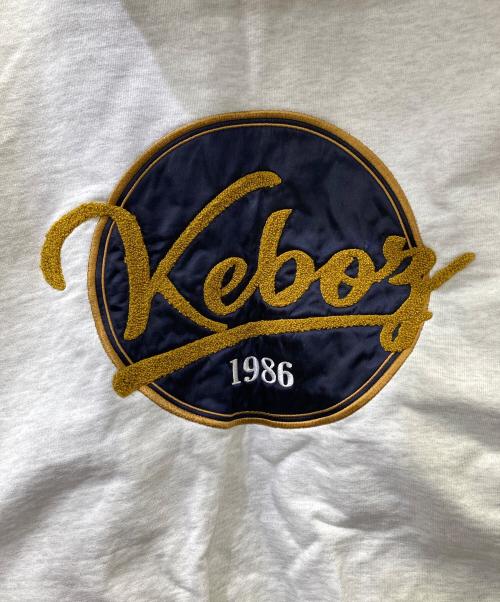 KEBOZ（ケボズ）KEBOZ (ケボズ) プルオーバーパーカー ホワイト サイズ:Mの古着・服飾アイテム