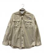 Columbiaコロンビア）の古着「長袖シャツ」｜ベージュ