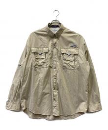 Columbia（コロンビア）の古着「長袖シャツ」｜ベージュ