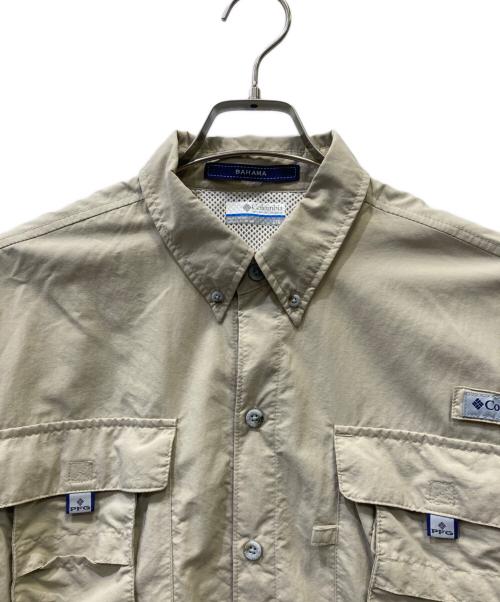 Columbia（コロンビア）Columbia (コロンビア) 長袖シャツ ベージュ サイズ:Lの古着・服飾アイテム