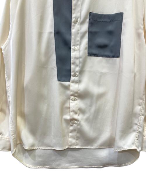 Neuco n（ネウコ エヌ）Neuco n (ネウコ エヌ) 長袖シャツ アイボリー×グレー サイズ:2の古着・服飾アイテム