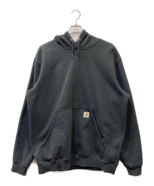 CarHartt（カーハート）CarHartt (カーハート) プルオーバーパーカー ブラック サイズ:Lの古着・服飾アイテム