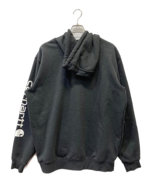 CarHartt（カーハート）CarHartt (カーハート) プルオーバーパーカー ブラック サイズ:Lの古着・服飾アイテム
