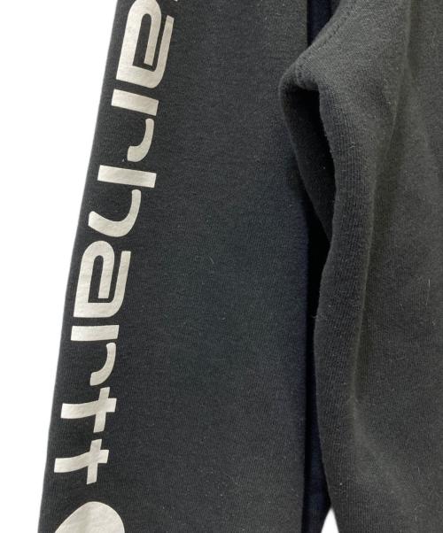 CarHartt（カーハート）CarHartt (カーハート) プルオーバーパーカー ブラック サイズ:Lの古着・服飾アイテム