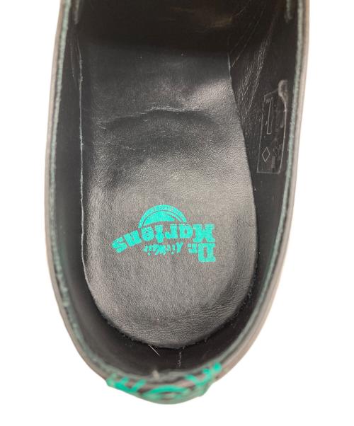 Dr.Martens（ドクターマーチン）Dr.Martens (ドクターマーチン) グリーンステッチ3ホールシューズ ブラック サイズ:23.5㎝の古着・服飾アイテム