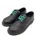 Dr.Martens（ドクターマーチン）の古着「グリーンステッチ3ホールシューズ」｜ブラック