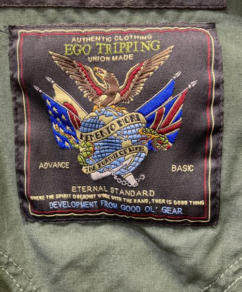 EGO TRIPPING（エゴ トリッピング）EGO TRIPPING (エゴ トリッピング) ミリタリージャケット グリーン サイズ:46の古着・服飾アイテム