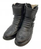 KWP LEATHERKWP レザー）の古着「レーシングブーツ」｜ブラック
