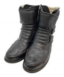 KWP LEATHER（KWP レザー）の古着「レーシングブーツ」｜ブラック