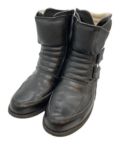 KWP LEATHER（KWP レザー）KWP LEATHER (KWP レザー) レーシングブーツ ブラック サイズ:27cmの古着・服飾アイテム