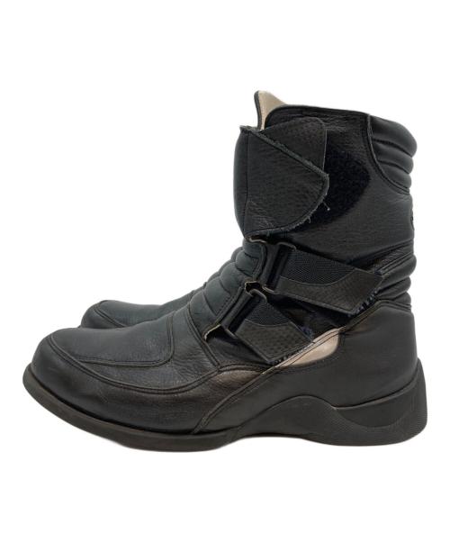 KWP LEATHER（KWP レザー）KWP LEATHER (KWP レザー) レーシングブーツ ブラック サイズ:27cmの古着・服飾アイテム