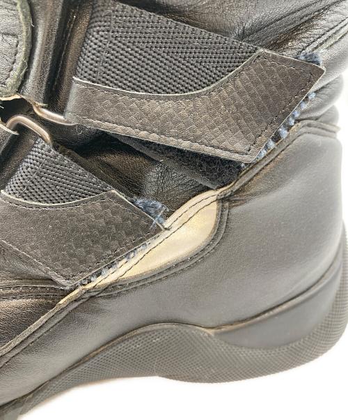 KWP LEATHER（KWP レザー）KWP LEATHER (KWP レザー) レーシングブーツ ブラック サイズ:27cmの古着・服飾アイテム