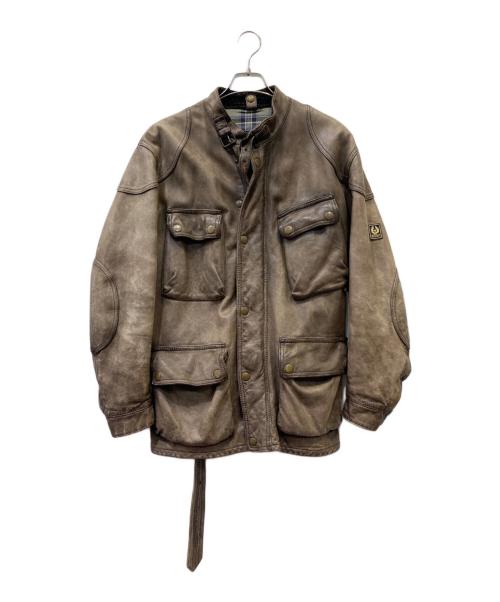 BELSTAFF（ベルスタッフ）BELSTAFF (ベルスタッフ) レザージャケット ブラウン サイズ:Lの古着・服飾アイテム