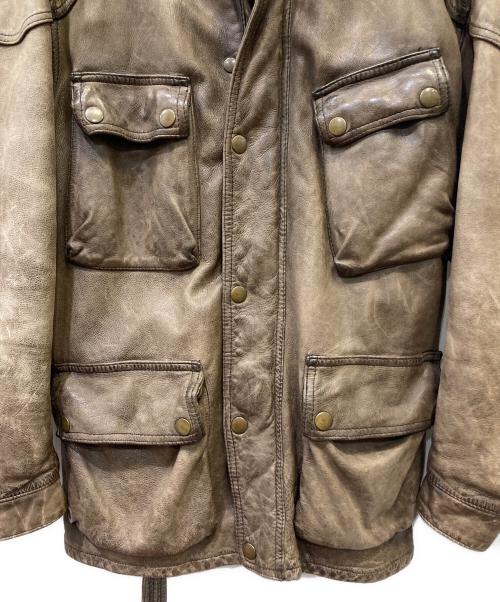 BELSTAFF（ベルスタッフ）BELSTAFF (ベルスタッフ) レザージャケット ブラウン サイズ:Lの古着・服飾アイテム