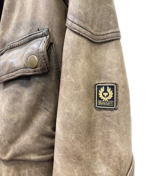 BELSTAFF（ベルスタッフ）BELSTAFF (ベルスタッフ) レザージャケット ブラウン サイズ:Lの古着・服飾アイテム
