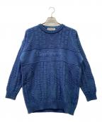 Burberry'sバーバリー）の古着「厚手ニット」｜ブルー