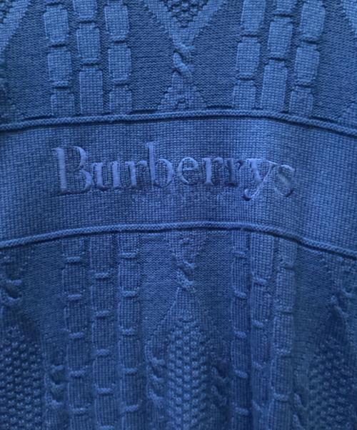 Burberry's（バーバリー）Burberry's (バーバリー) 厚手ニット ブルー サイズ:Sの古着・服飾アイテム