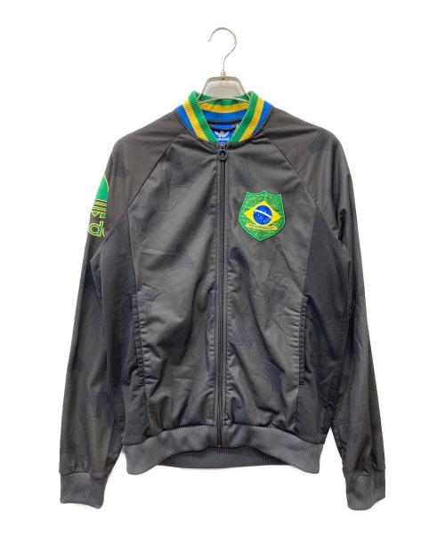 adidas（アディダス）adidas (アディダス) ブルゾン ブラック サイズ:XXLの古着・服飾アイテム