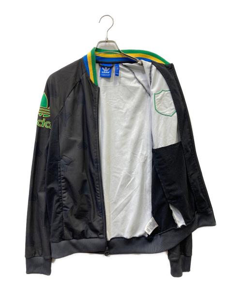 adidas（アディダス）adidas (アディダス) ブルゾン ブラック サイズ:XXLの古着・服飾アイテム