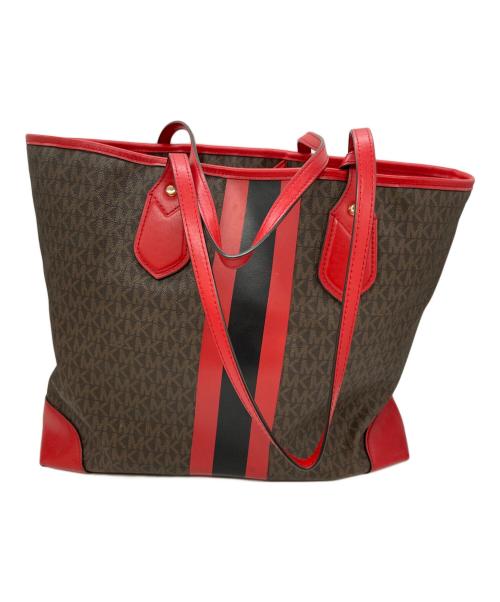 MICHAEL KORS（マイケルコース）MICHAEL KORS (マイケルコース) トートバッグ ブラウンの古着・服飾アイテム