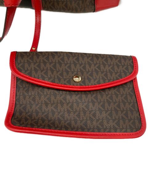MICHAEL KORS（マイケルコース）MICHAEL KORS (マイケルコース) トートバッグ ブラウンの古着・服飾アイテム